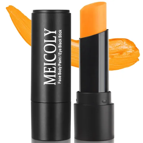 Vista 19 de MEICOLY Pintura facial negra, barra negra para ojos para deportes, béisbol, softbol, fútbol americano, lacrosse, fácil de colorear atletas