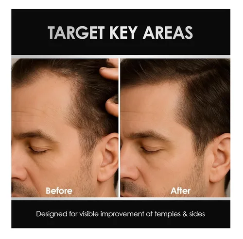 Vista 2 de ThickTails Suero de crecimiento del cabello para hombres para adelgazar el cabello Suero sin enjuague para raíces y cuero cabelludo con cafeína