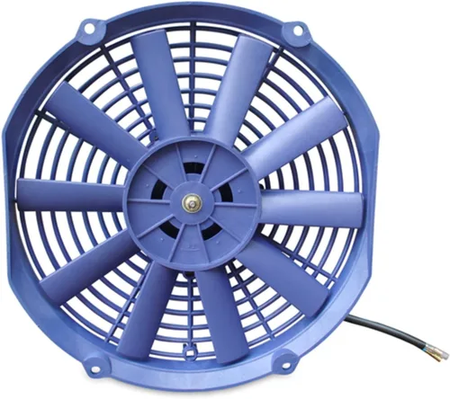 Vista 2 de Mishimoto Ventilador eléctrico delgado de 12", azul