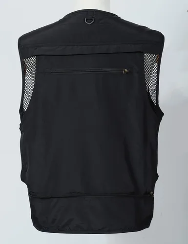 Vista 2 de Arssm Chaleco de pesca para hombre, con bolsillos