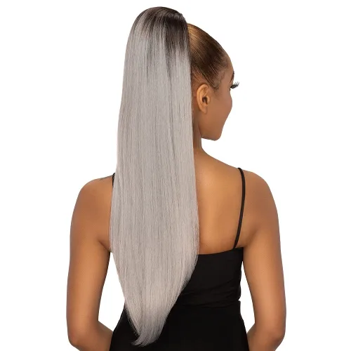 Vista 2 de Remy Illusion - Extensión de cola de caballo con diamantes de cola de caballo - Extensiones de cabello sintético de cola de caballo de 30 pulgadas