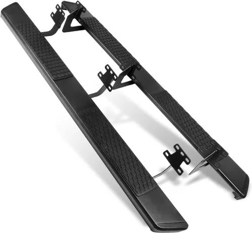 Vista 8 de PM PERFORMOTOR Estribos Nerf Bar de acero inoxidable de 5 pulgadas de ancho compatibles con cabina 09-10 Ram 1500 Quad (extendida), PM-RNB-8225-SS