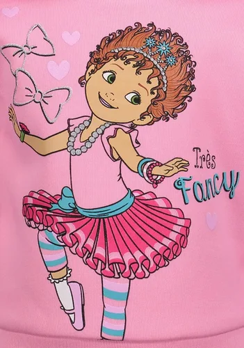 Vista 9 de Disney Fancy Nancy - Sudadera con capucha y leggings de forro polar para niñas