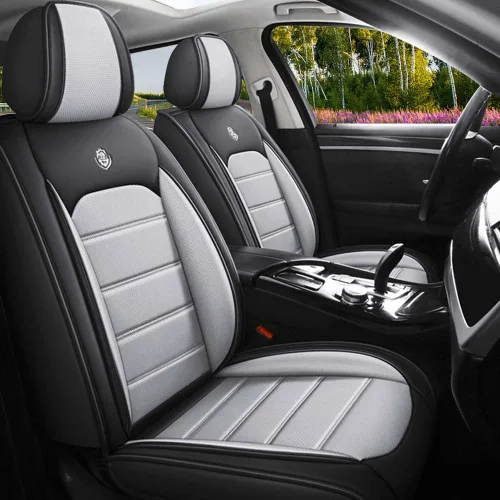 Vista 2 de Funda de asiento de cuero para Mazda CX-3 2016-2021, accesorios interiores, fundas de asiento, cojín protector de vehículo, compatible con bolsa