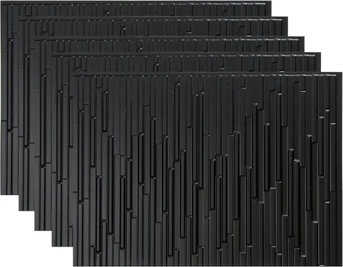 Vista 13 de FASÄDE Skyline - Panel decorativo de vinilo para salpicaduras en cachemira (paquete de 5)