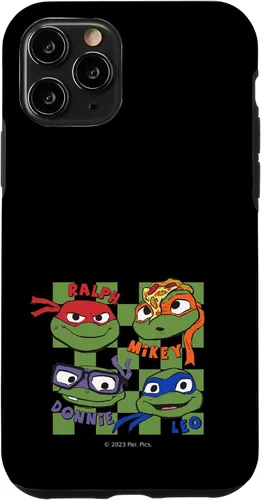 Vista 28 de iPhone 12/12 Pro Teenage Mutant Ninja Turtles: Mutant Mayhem Turtle Heads Case