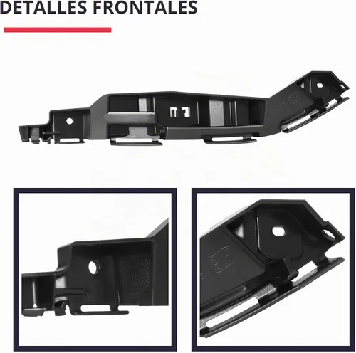 Vista 5 de BXZ Par de refuerzo de retención y soporte para el parachoques delantero para Ford Fusion 2010 2011 2012