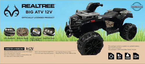 Vista 4 de Best Ride On Cars Realtree ATV