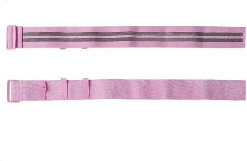 Vista 7 de Bandas de resistencia ajustables antideslizantes para ejercicios de cadera, círculo, gimnasio, yoga, fitness, ejercicio, unisex (rosa)