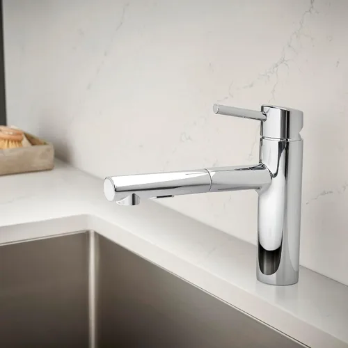 Vista 7 de GROHE 31453001 Concetto Grifo de cocina extraíble con pulverizador Cromo