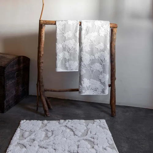 Vista 4 de Graccioza Eden - Paño de lavado de 12 x 12 pulgadas, mezcla de algodón y lino de 21.16 oz/m², toalla ultrasuave con diseño elevado inspirado
