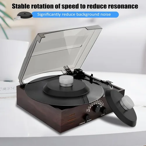 Vista 6 de Preffair Estabilizador de Peso de Discos Audiófilo POM Abrazadera de Peso para Tocadiscos para Reproductor de Discos LP HiFi Accesorios de Discos