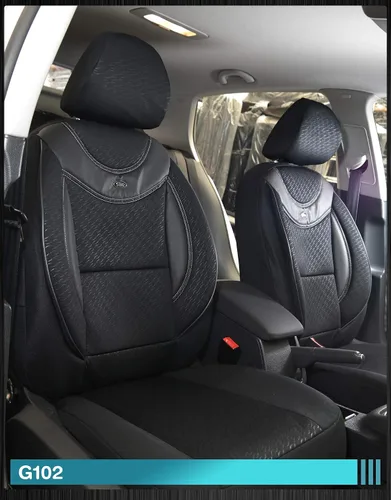 Vista 8 de BREMER SITZBEZÜGE Custom Car Seat Covers Compatible with VW Crafter Gen. 2 Driver & Passenger Set from 2017 / Car Seat Covers, Protective Cover Set