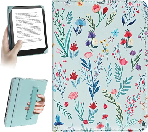 Vista 8 de HoYiXi Funda universal para Kindle eReader de 6 pulgadas, compatible con Paperwhite (2015/2018)/Pocketbook y Tolino/Kobo Clara HD, funda protectora