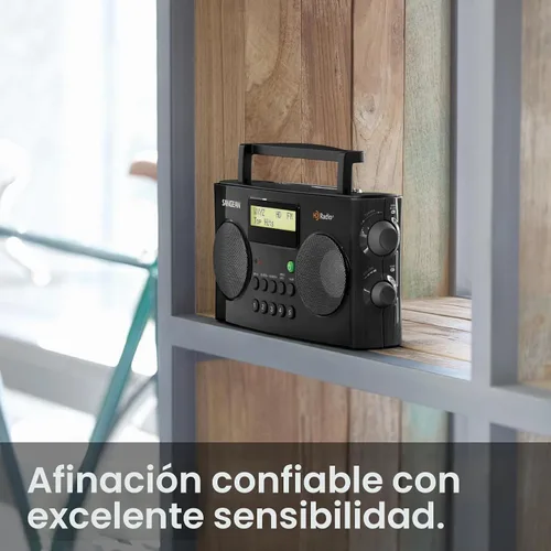 Vista 6 de Sangean HDR-16 HD radio portátil AM/FM-Stereo
