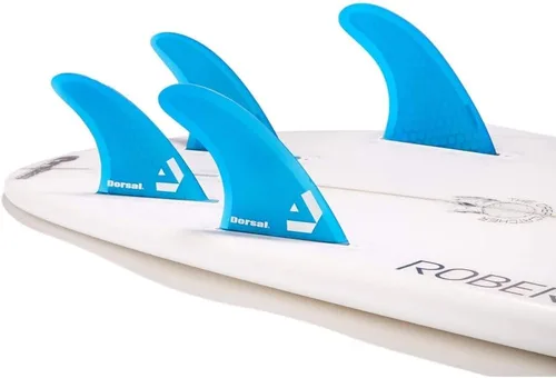 Vista 18 de DORSAL Surfboard Fins Quad 4 Set FCS Compatible with Honeycomb Hexcore