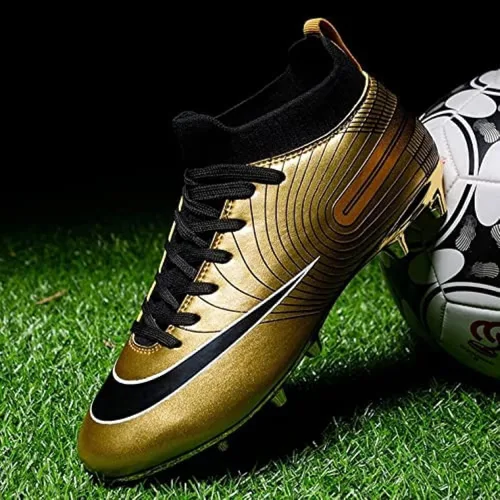 Vista 2 de Spikes - Zapatos de fútbol para niños y niñas, zapatos de fútbol para entrenamiento y correr