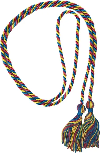 Vista 35 de Cordón de honor de graduación para graduaciones universitarias, escuela secundaria y más duradero y brillante (oro antiguo) - Paquete de 10