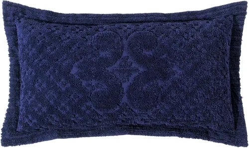 Vista 22 de Better Trends Colección Ashton - Colchas de chenilla con mechones, tamaño individual, color negro, 100% algodón, diseño de medallón de chenilla