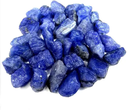Vista 3 de 5000 quilates de tanzanita natural áspera zafiro azul áspero piedra preciosa de zafiro azul natural piedra preciosa suelta para lote de joyas