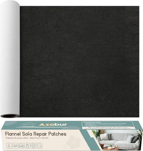 Vista 30 de Parche de reparación de terciopelo, parche de tela de franela autoadhesivo, varios colores, parche de microfibra, se puede usar para parches de Beige