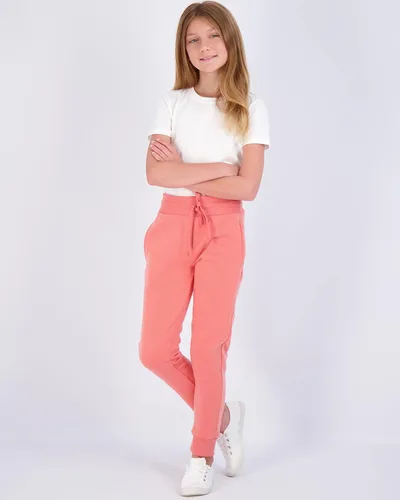Vista 4 de Real Essentials Paquete de 3 pantalones deportivos de forro polar para niñas de 7 a 16 años