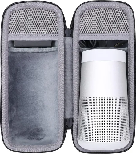 Vista 9 de co2CREA Funda rígida de repuesto para altavoz Bluetooth portátil Bose SoundLink Revolve Series II, carcasa negra