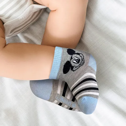 Vista 2 de Disney 10-Pack Mickey Mouse Baby Boy Infant Sock Multicolor - 0-24 Months