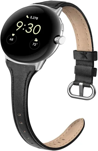Vista 9 de Bandas de cuero compatibles con Google Pixel Watch 4/3 de 41 mm/Banda de cuero para Google Pixel Watch 4 2 3 1 de 41 mm para mujeres Compatible