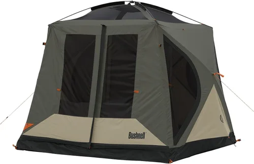 Vista 9 de Bushnell Tent Instant Pop Up 3P / 4P/ 6P / 8P Hub Style Tents Best Pop Up Tent for Camping, Hiking, Family Camping, Hunting, Fishing, and