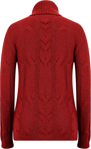 Vista 2 de Cashmere Polo Club Quince - Jersey de punto con cuello de tortuga para mujer