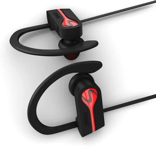 Vista 8 de SENSO Auriculares Bluetooth, los mejores auriculares deportivos inalámbricos con micrófono IPX7 impermeable HD estéreo a prueba de sudor