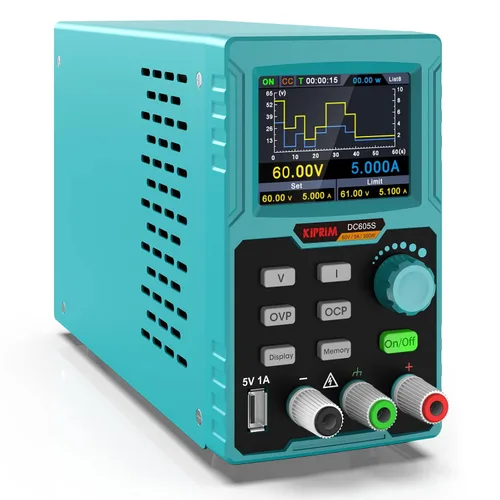 Vista 10 de Fuente de alimentación CC, fuente de alimentación regulada ajustable de 0-30 V 0-10 A, entrada de 110 V, pantalla de 4 dígitos de alta precisión