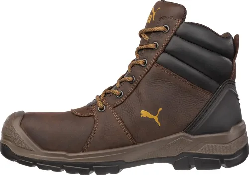Vista 4 de PUMA Safety Tornado - Botas de trabajo de 6 pulgadas, punta compuesta, antideslizante, impermeable, EH
