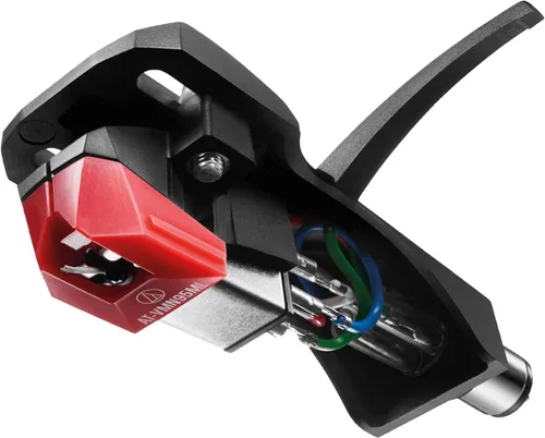 Vista 2 de Audio-Technica AT-VM95ML/H Juego Combo de carcasa/cartucho para tocadiscos Rojo