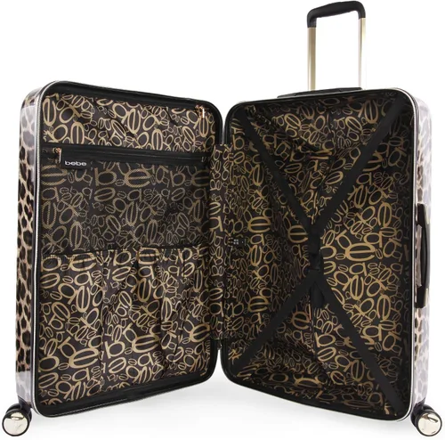 Vista 4 de bebe Maleta Adriana para mujer de 29 pulgadas, Leopardo, Equipaje Adriana 29" Hardside Check in Spinner