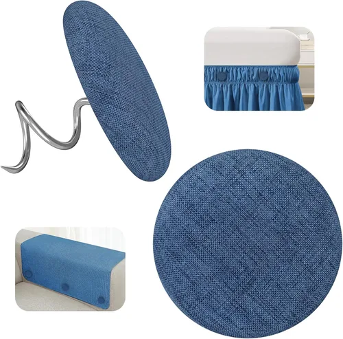 Vista 15 de Alfileres de tapicería para fundas de techo, alfileres o soportes para falda de cama, pasadores para sujetar la falda de cama en su lugar para Negro