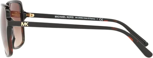 Vista 4 de Michael Kors MK2098U 378113 - Lentes de sol cuadrados con diseño de tortuga marrón Isle Of Palms Db12718 New New Tort 5617140 Carey