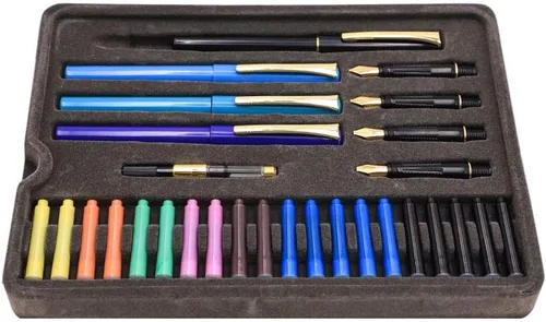 Vista 3 de Mont Marte set de plumas para caligrafía, 33 piezas