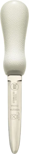 Vista 11 de Mercer Culinary Cuchillo para almejas con mango de polietileno, 3-1/4, blanco
