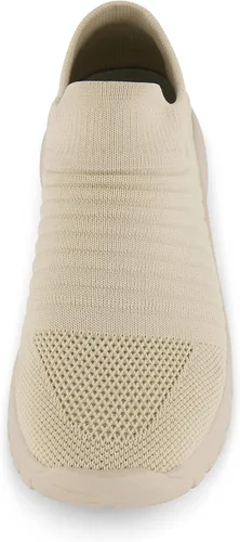 Vista 3 de CUSHIONAIRE Breeze - Tenis de punto elástico para mujer espuma viscoelástica y tecnología LiteSole NegroBl 1