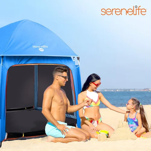 Vista 9 de Serenelife ON-The GO - Paquete y juego para bebés y niños pequeños, corralito de juegos compacto, portátil, ligero, plegable, para interiores