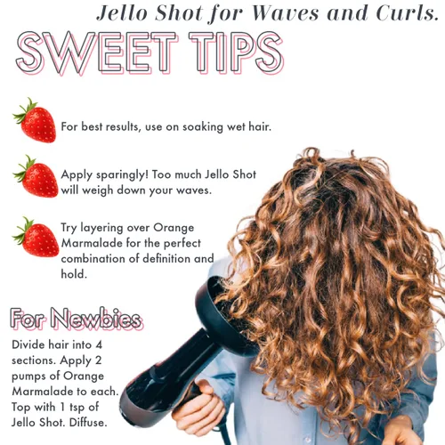 Vista 2 de Ecoslay Jello Shot Gel – Gel extra firme y fuerte – Fórmula de aloe y okra – perfecto para cabello rizado tipo 4c – ideal para las necesidades