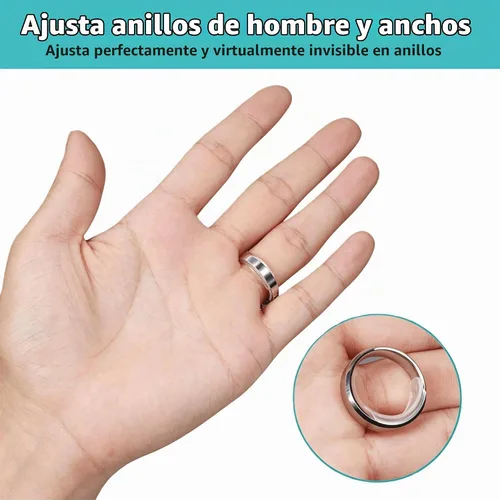 Vista 6 de Medidores de anillos para anillos sueltos, ajustadores de tamaño de anillo