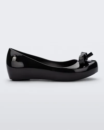 Vista 6 de Melissa Mini colección Ultragirl para niños: zapatos planos cómodos, lindos y flexibles con puntera abierta para niñas