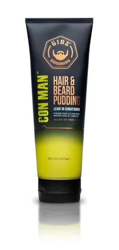 Vista 9 de GIBS Con Man Hair & Beard Pudding - Leave In Conditioner - Curl Definer - Moisturizer