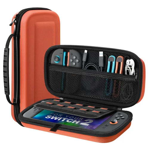 Vista 19 de TiMOVO Carrying Case for Nintendo Switch 2 (2025), Large Capacity Protective Hard Shell Portable Travel Case Pouch for Switch 2, with 10 Game Card