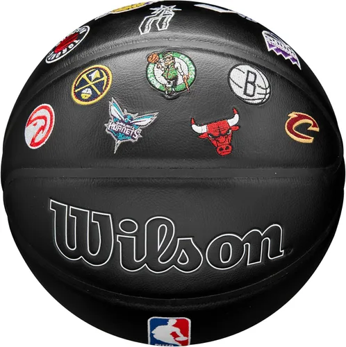 Vista 5 de WILSON NBA All Team Premiere Baloncesto – Negro/Multicolor, Tamaño 7-29.5 pulgadas
