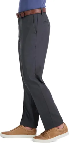 Vista 3 de Haggar Pantalón casual Cool 18 Pro delgado y recto para hombre