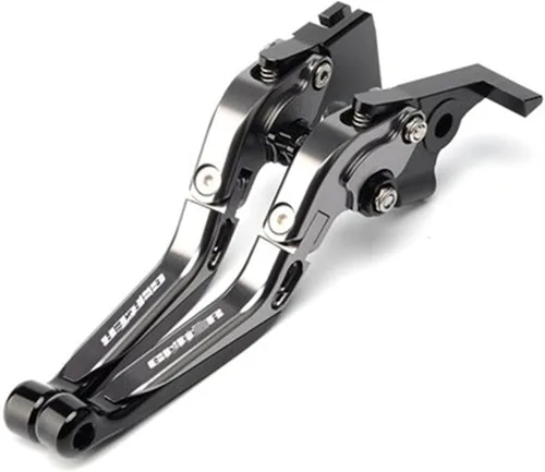 Vista 14 de Para Suzuki para GIXXER 250 SF 250SF 150 125 2020 2023 Accesorios de moto CNC ajustable palancas de freno de embrague plegables (color : negro)